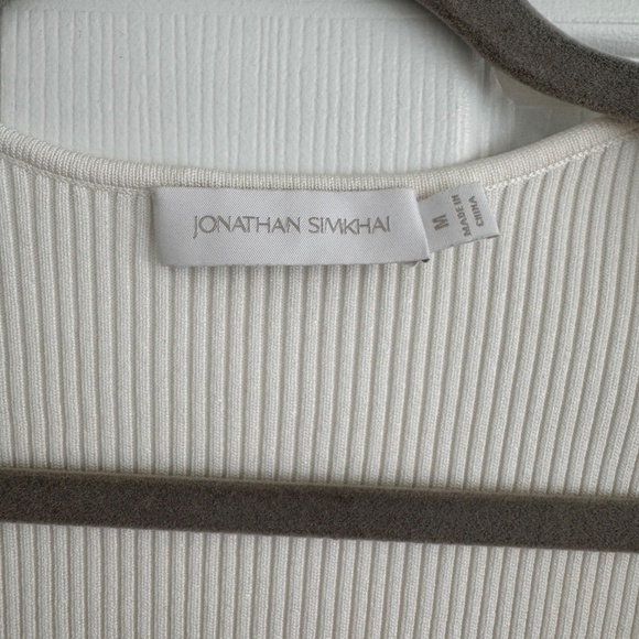 Jonathan simkhai alexia top size medium white - Picture 4 of 9
